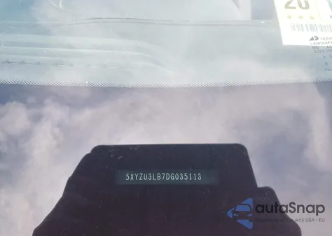 2013 Hyundai Santa Fe Sport from USA, damaged, VIN 5XYZU3LB7DG035113